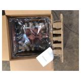 Hampton Bay Lainey 4-Light Bronze Chandelier Light Fixture with Clear Glass Shades       Customer  Returns See Pictures Hampton Bay Lainey 4-Light Bronze Chandelier Light Fixture with Clear Glass Shades       Customer  Returns See Pictures
