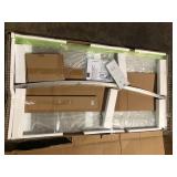 American Standard Ovation Curve 60 in. W x 60 in. H Sliding Frameless Tub Door in Brushed Nickel    Customer  Returns See Pictures American Standard Ovation Curve 60 in. W x 60 in. H Sliding Frameless Tub Door in Brushed Nickel    Customer  Returns See Pictures
