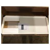 White Armoire with a Mirror 2-Drawers and 5-Shelves 31.5 in. L x 16.4 in. W x 72.0 in. H    Customer  Returns See Pictures White Armoire with a Mirror 2-Drawers and 5-Shelves 31.5 in. L x 16.4 in. W x 72.0 in. H    Customer  Returns See Pictures