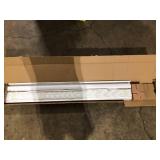 Home Decorators Collection White Cordless Faux Wood Blinds for Windows with 2 in. Slats - 49 in. W x 48 in. L (Actual Size 48.5 in. W x 48 in. L) Customer  Returns See Pictures Home Decorators Collection White Cordless Faux Wood Blinds for Windows with 2 in. Slats - 49 in. W x 48 in. L (Actual Size 48.5 in. W x 48 in. L) Customer  Returns See Pictures