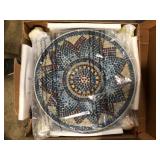 StyleWell Mix and Match 28 in. Metal and Glass Mosaic Patio Bistro Table   Customer  Returns See Pictures StyleWell Mix and Match 28 in. Metal and Glass Mosaic Patio Bistro Table   Customer  Returns See Pictures