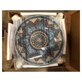StyleWell Mix and Match 28 in. Metal and Glass Mosaic Patio Bistro Table   Customer  Returns See Pictures StyleWell Mix and Match 28 in. Metal and Glass Mosaic Patio Bistro Table   Customer  Returns See Pictures