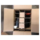 Hampton Bay Regan 63 in. Matte Black Floor Lamp with Clear Glass Shades  Customer  Returns See Pictures Hampton Bay Regan 63 in. Matte Black Floor Lamp with Clear Glass Shades  Customer  Returns See Pictures