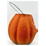 Vintage Papier Mache Pumpkin Halloween Lantern - Seasons Gone By 1998 DBH