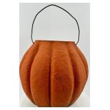 Vintage Papier Mache Pumpkin Halloween Lantern - Seasons Gone By 1998 DBH