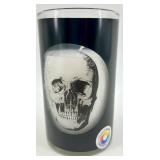 Skull Halloween Decor Set with Candle, Lantern, and Skeleton Props