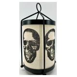 Skull Halloween Decor Set with Candle, Lantern, and Skeleton Props