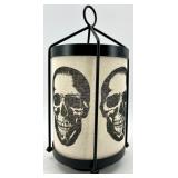 Skull Halloween Decor Set with Candle, Lantern, and Skeleton Props