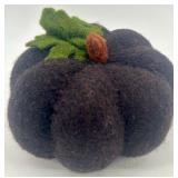 Halloween Bat Wing Gnome Plush with Felted Black Pumpkin