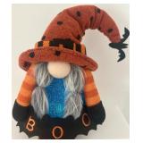 Halloween Gnome Plush with Changeable LED Light and FALL Sign Decor