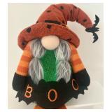 Halloween Gnome Plush with Changeable LED Light and FALL Sign Decor