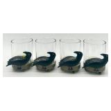 Halloween Decor Bundle with Raven Candle Holders, Towels, Spider Web, and Props