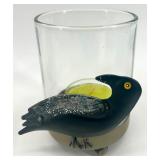 Halloween Decor Bundle with Raven Candle Holders, Towels, Spider Web, and Props