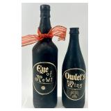 Halloween Potion Bottle Decor Set with Labels and Tray