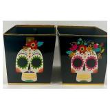 Set of 4 Day of the Dead and Horror Decor Items