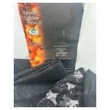 Spooky Lighted Lace Panels Halloween Curtains