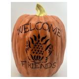 Fall Pumpkin Welcome Decor Set with Signs, Towels, and Table Runner