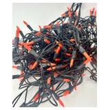 Halloween String Lights Assortment with Skulls, Orange Glitter Balls, Tape Light and Lanterns
