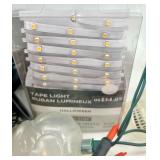 Halloween String Lights Assortment with Skulls, Orange Glitter Balls, Tape Light and Lanterns
