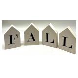 Fall Decor Set with Plaid Pumpkin, Gnome, 