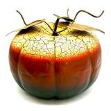 Fall and Halloween Metal Decor Collection with Floral Arrangements