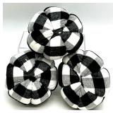Black Cat Pillow Cover and 5 Fabric & Paper Pumpkins