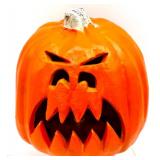 Halloween Decor with Light-Up Pumpkin, Witch Legs, Faux Fall Floral and Welcome sign