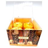 Collection of Autumn Candle Decor with Holders, NEW Fall Themed Tea Towels, Ceramic Corn S&P Shakers from Japan and Fall Accents