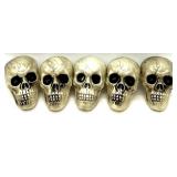 Fall and Halloween Decor Collection with Gather Together Sign, Skulls, Candles, and Accents