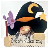 Collection of Wooden Halloween Decorations