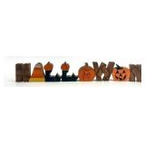 Halloween Wooden Decor with Signs, Ghost, Potions, and Pumpkin