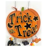 Halloween Decoration Including Signs, Witch Figures, and Decor Accents