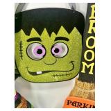 Halloween Decoration Including Signs, Witch Figures, and Decor Accents