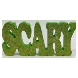 Halloween Decoration Including Signs, Witch Figures, and Decor Accents