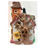 Halloween Frankenstein Figures and Spooky Ceramic Houses Decor Collection