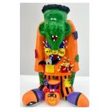 Halloween Frankenstein Figures and Spooky Ceramic Houses Decor Collection