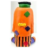 Halloween Frankenstein Figures and Spooky Ceramic Houses Decor Collection
