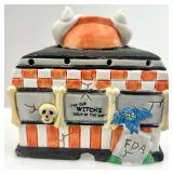 Halloween Frankenstein Figures and Spooky Ceramic Houses Decor Collection