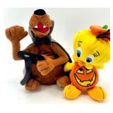 Halloween Plush Dolls and Animated Figures