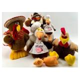 Thanksgiving Plush and Animated Turkeys