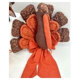 Collection of Plush and Fabric Turkey Decorations