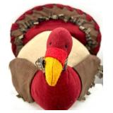 Collection of Plush and Fabric Turkey Decorations