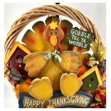 Thanksgiving Decor Collection with Figurines, Turkey Lights, and Wall Accents