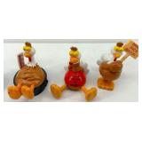 Thanksgiving Turkey and Pilgrim Figurine Collection