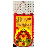Thanksgiving Turkey Wall Hanging Decor Assortment