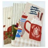 Set of 11 Fall and Thanksgiving Themed Kitchen Towels