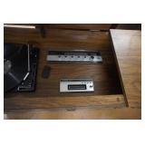 Zenith Vintage Wood Console Vintage Record Player With Radio