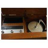 Zenith Stereophonic High Fidelity Vintage Wood Console Stereo Record Player