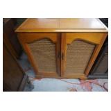 Columbia Vintage Wood Console AM/FM Stereo Cabinet