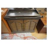 Ford Philco Vintage Wood Console Record Player With AM/FM Radio